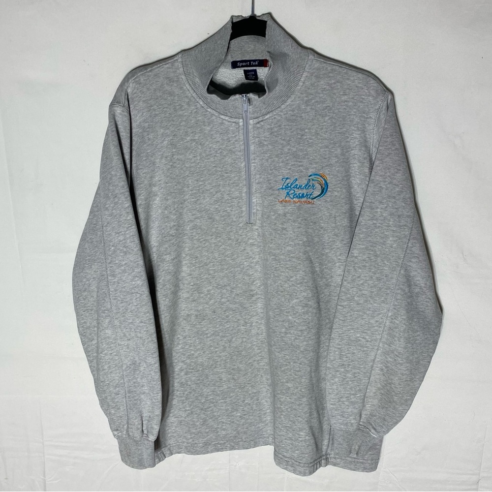Vintage Sport Tek Islander Resort Lake Havasu 1/4 Zip Fleece Sweatshirt XL
